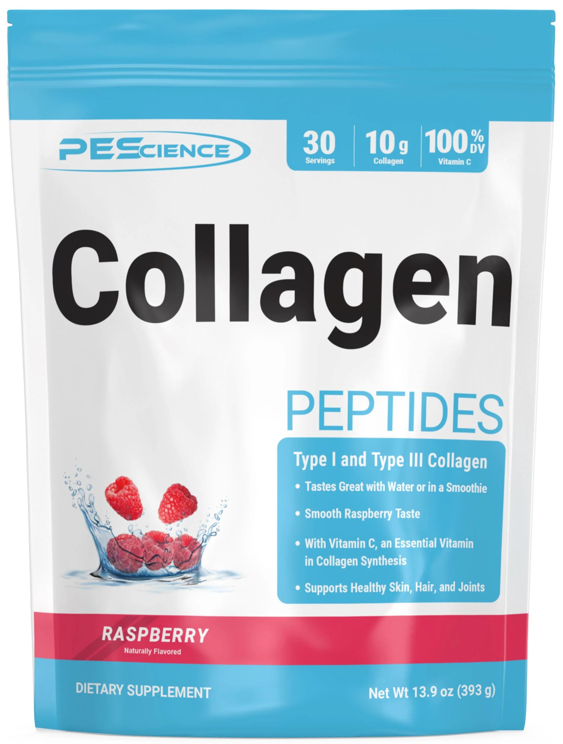 Collagen Peptides + Vitamin C | Skin, Joint & Bone Support | PEScience