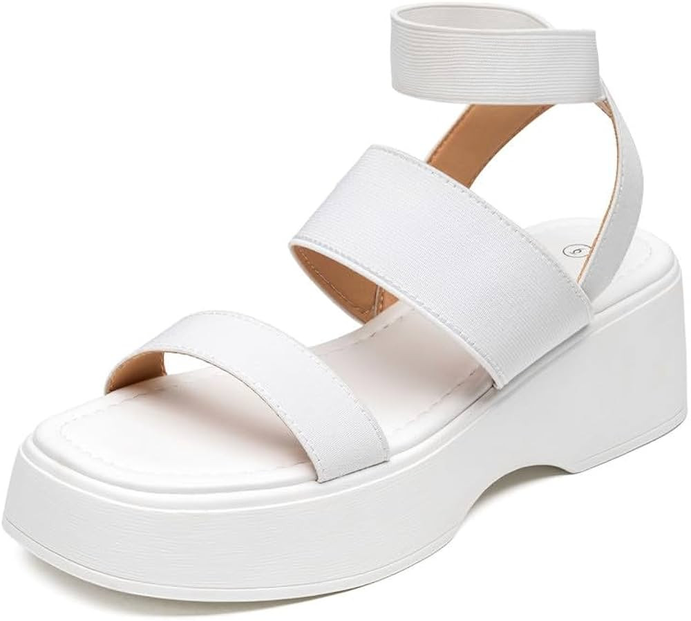 Trary Platform Sandals Women, Comfortable Sandals for Women, Wedge Sandals for Women, Cute Open T... | Amazon (US)