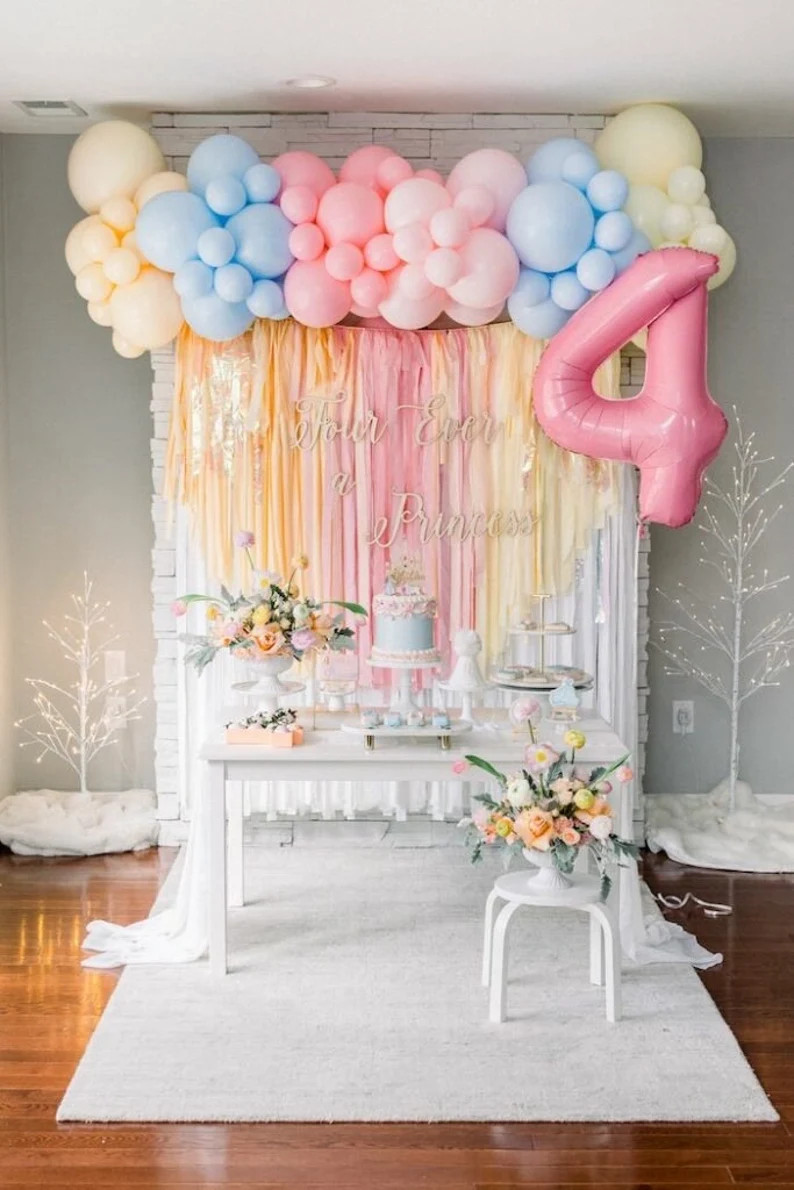Custom Fringe Backdrop Party Inspired Party Layered Fringe Backdrop Modern Rainbow Party Colorful... | Etsy (US)