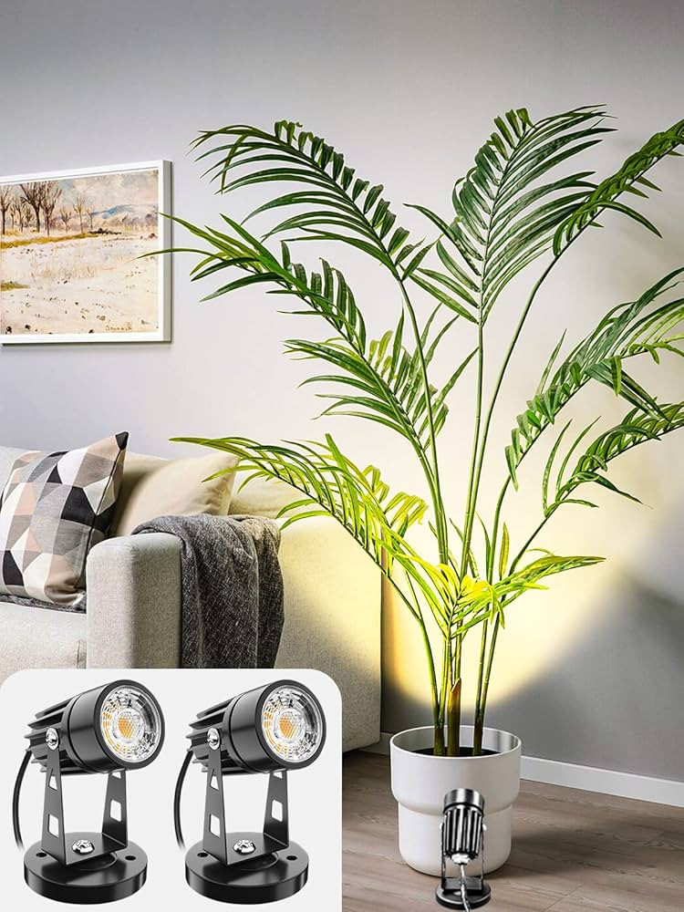 DOREIO LED Spot Lights Indoor Spotlight Lamp 3W Up Lights Indoor Accent Lighting for Plants 120V ... | Amazon (US)