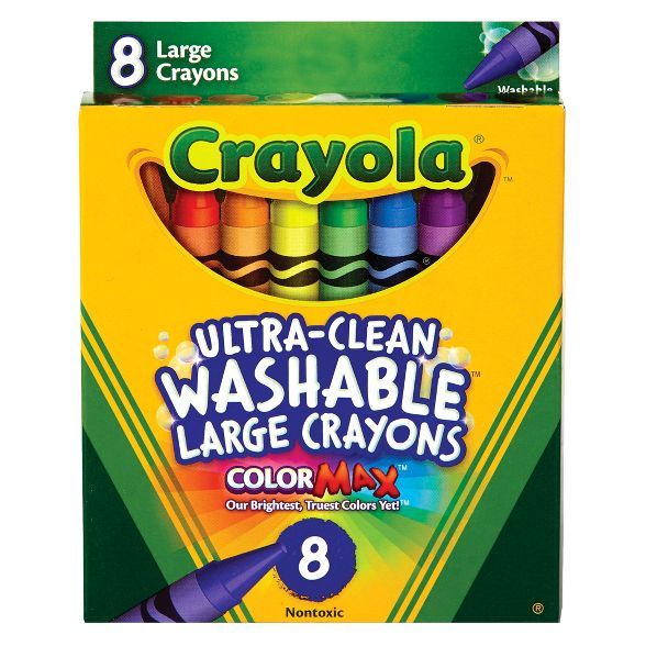 Crayola 8ct Washable Large Crayons | Target