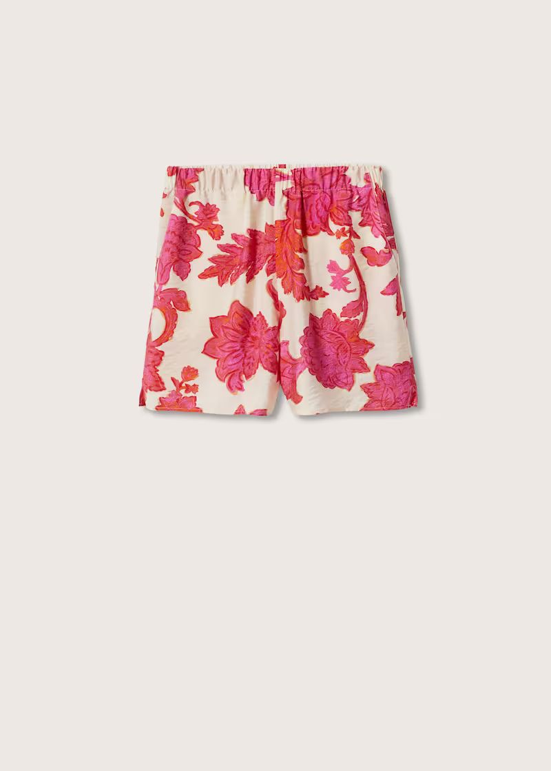Floral print shorts | MANGO (US)