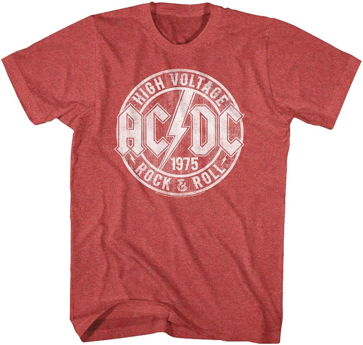 ACDC Heavy Metal Rock Band High Voltage Rock & Roll Adult T-Shirt Tee | Amazon (US)