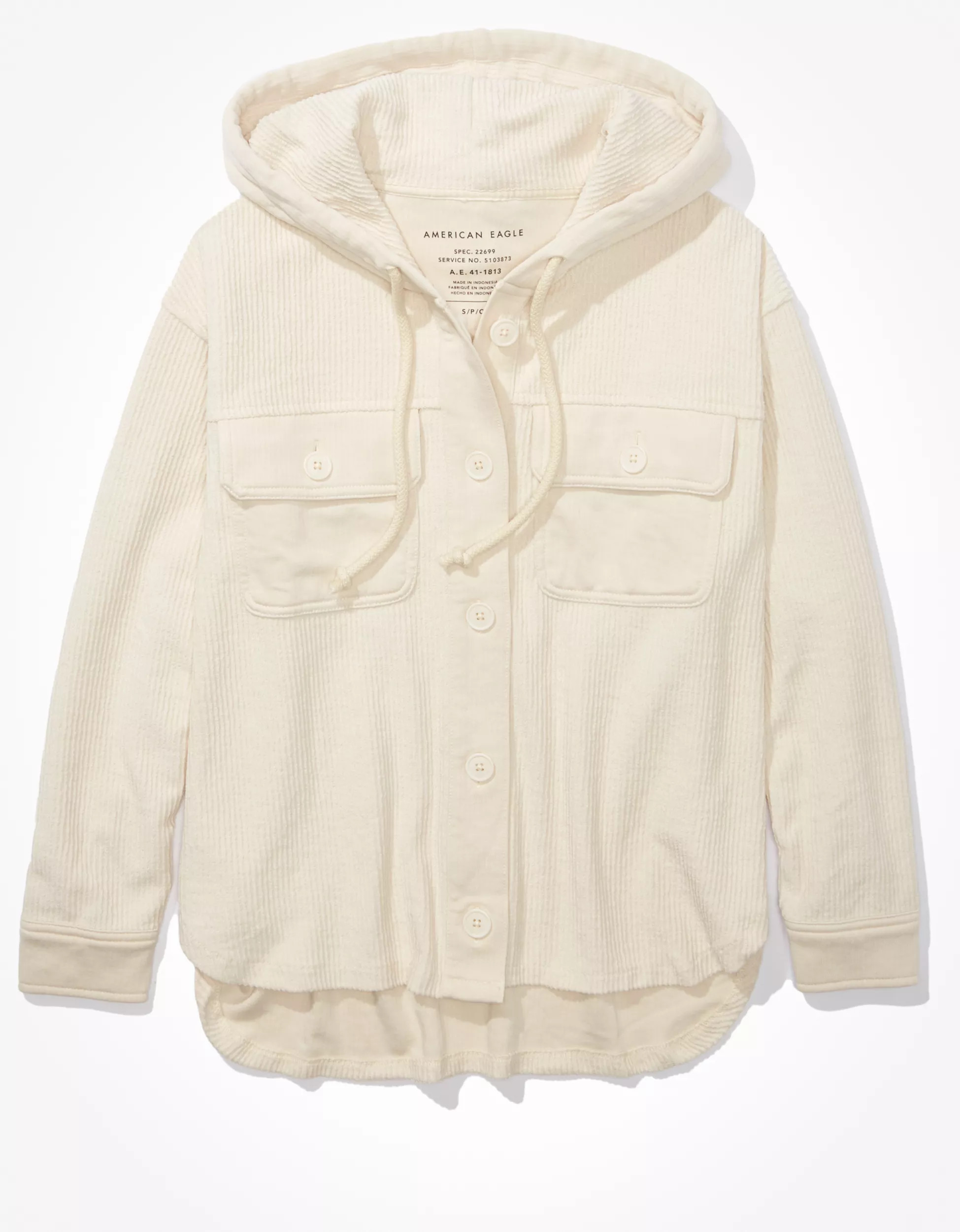 AE Oversized Button-Up Shacket | American Eagle Outfitters (US & CA)
