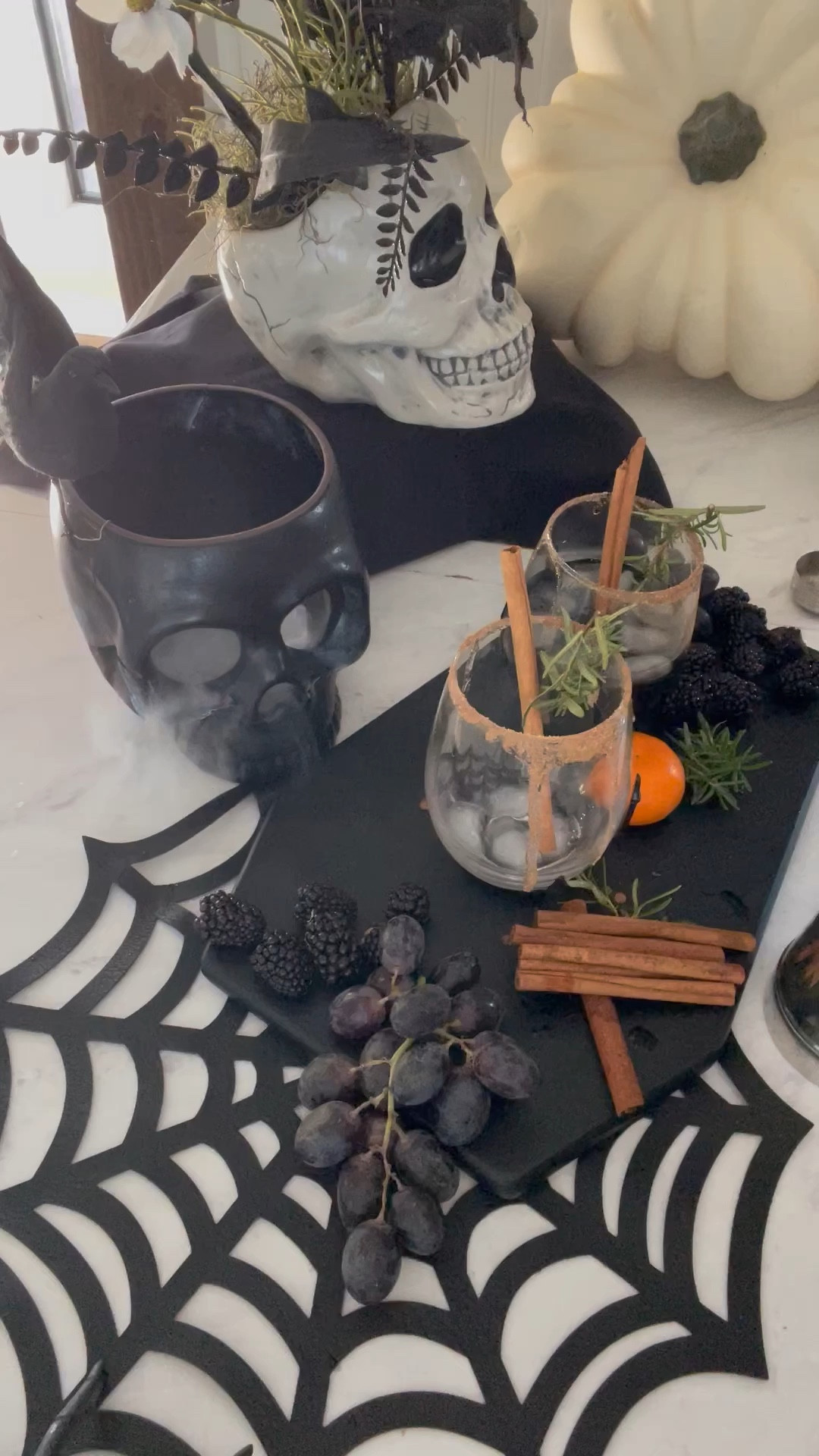 Halloween entertaining idea Halloween cocktail, Halloween decor, Halloween table 

#LTKSeasonal #LTKHalloween #LTKhome