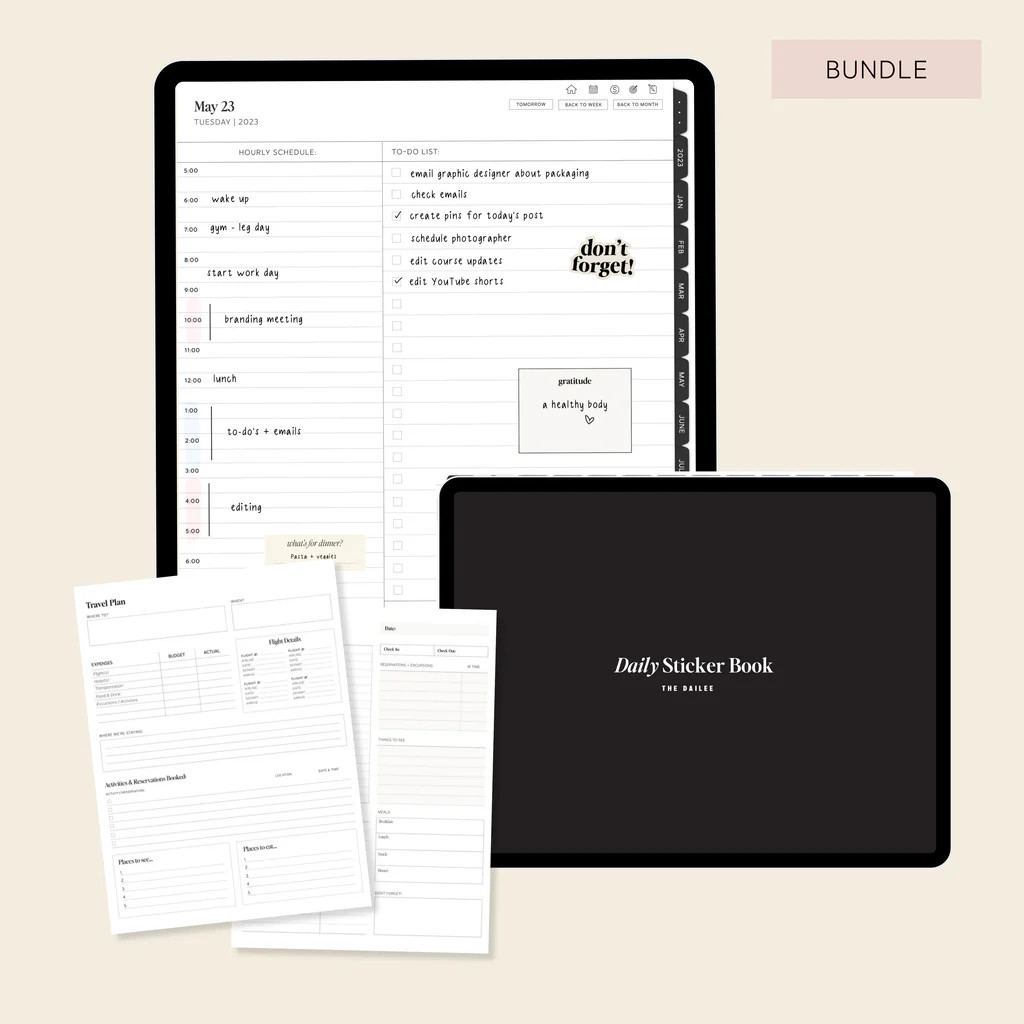 Digital Accessory Bundle | The Dailee