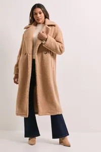 Jackets & Coats | Cosy Teddy Oversized Coat | Dorothy Perkins | Debenhams UK