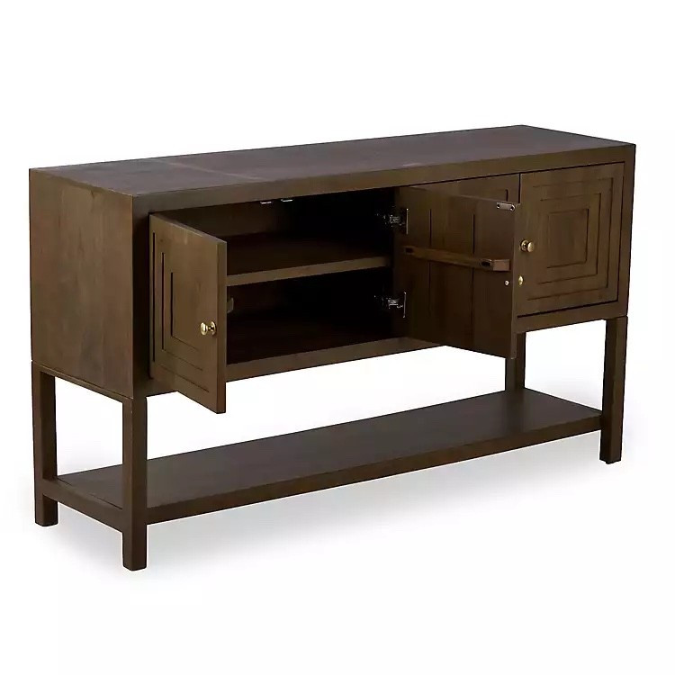 New! Kyle Brown 4-Door Wood Cabinet

#LTKxMadewell #LTKdayinmylife #LTKmomlife