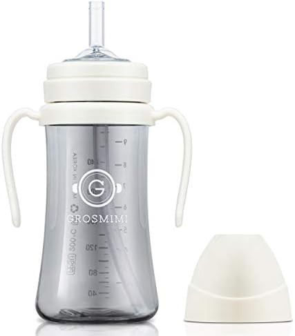 Grosmimi Spill Proof no Spill Magic Sippy Cup with Straw with Handle for Baby and Toddlers, Custo... | Amazon (US)