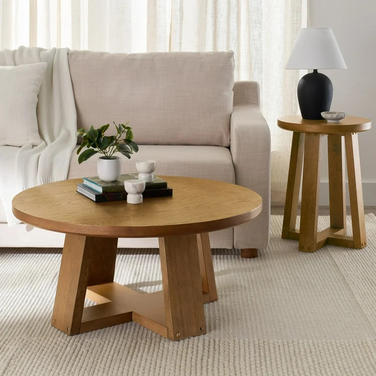 Better Homes & Gardens Ezra Coffee Table, Light Honey Finish | Walmart (US)