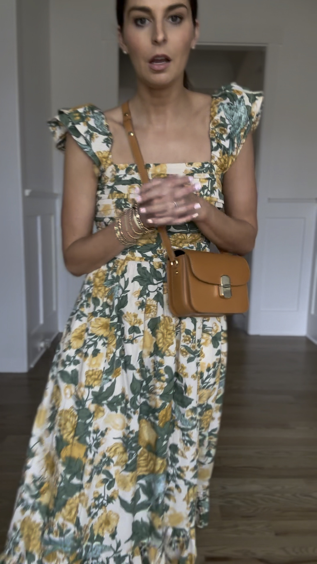 Dress small
Purse is mini 
Linked similar shoes 

#LTKSeasonal #LTKVideo #LTKMostLoved