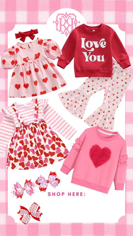 Toddler girls valentines outfit! 

#LTKkids #LTKsalealert #LTKfamily