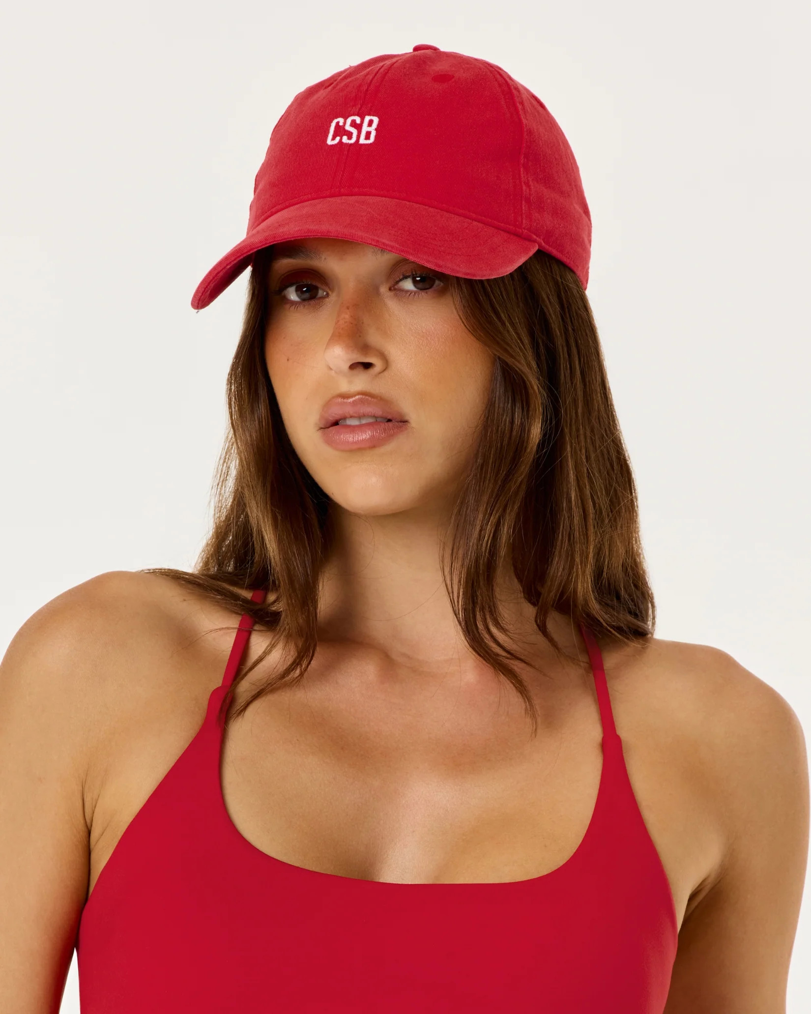 Off Duty Cap | Chilli | Crop Shop Boutique US
