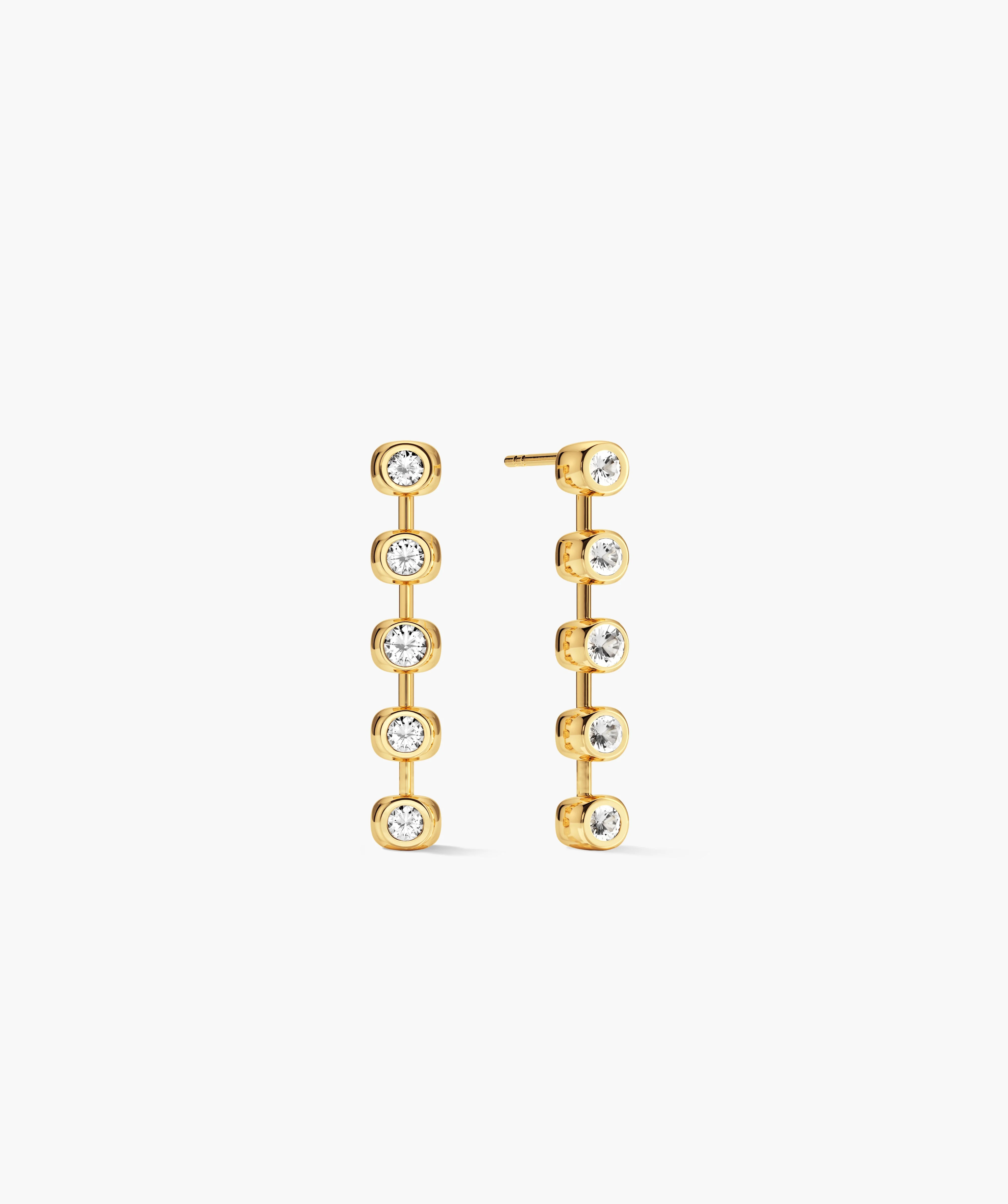 Zina Tennis Earrings | Mejuri Fine Crew