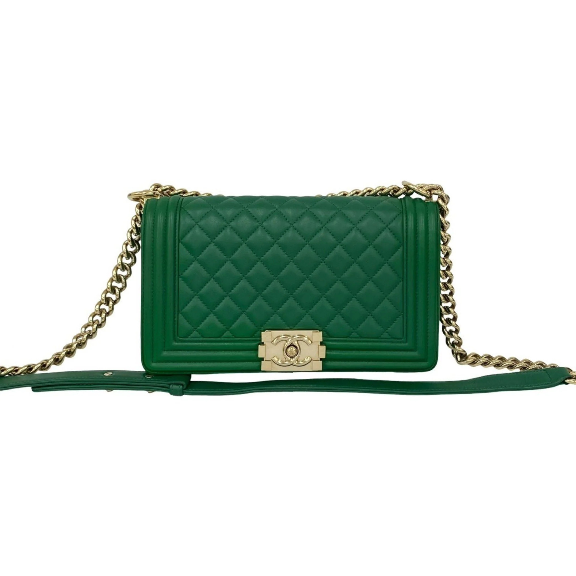 Chanel Leather Shoulder Bag (Pre-Owned) | Shop Simon
