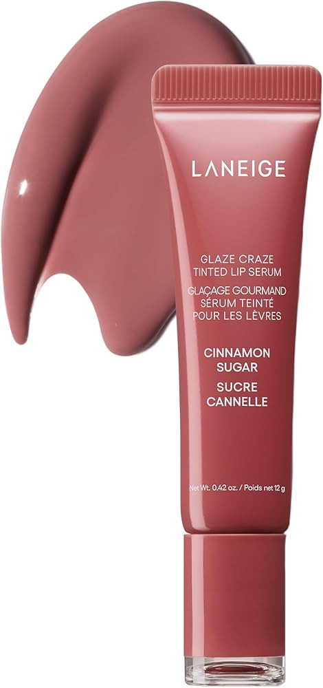 LANEIGE Glaze Craze Tinted Lip Serum: Plumping, Nourishing Hydration with Polypeptide | Amazon (US)