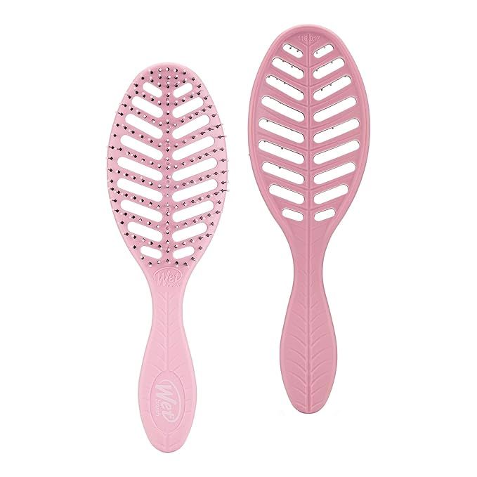 Wet Brush Go Green Speed Dry Hair Brush, Pink - Vented Design & Ultra Soft HeatFlex Bristles - Er... | Amazon (US)