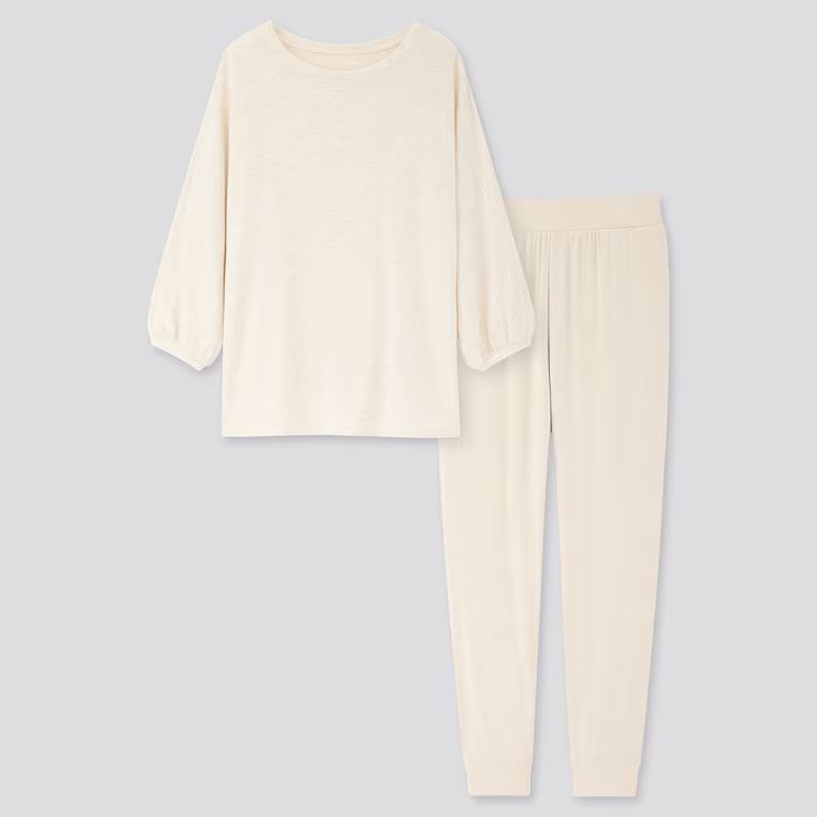 WOMEN ULTRA STRETCH SOFT 3/4 SLEEVE SET | UNIQLO (US)