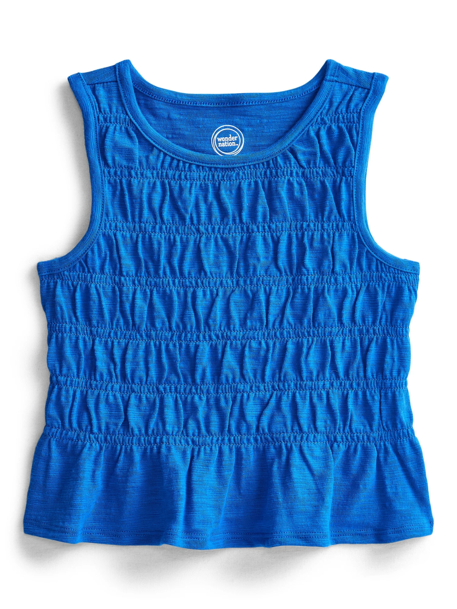 Wonder Nation Girls Flounce Top, Sizes 4-18 - Walmart.com | Walmart (US)