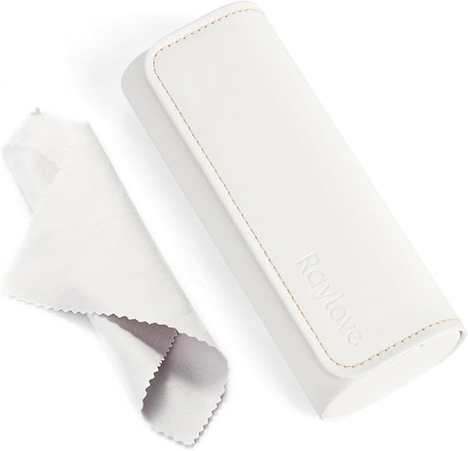 RayLove Glasses Case Hard Shell, Travel Sunglasses Case, Leather Hard Eyeglass Case for Women, Re... | Amazon (US)