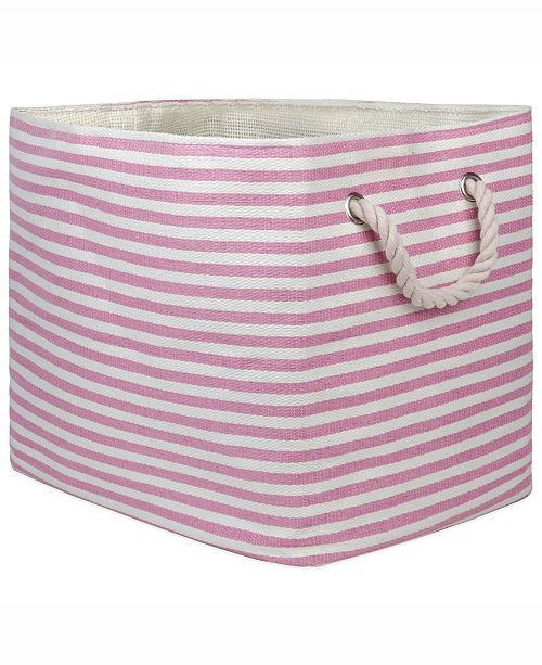 Design Import Paper Bin Pinstripe, Rectangle | Macys (US)