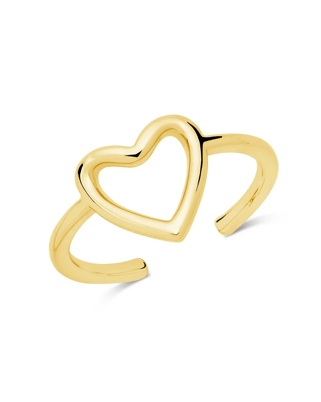 Sterling Silver Open Heart Ring | Sterling Forever