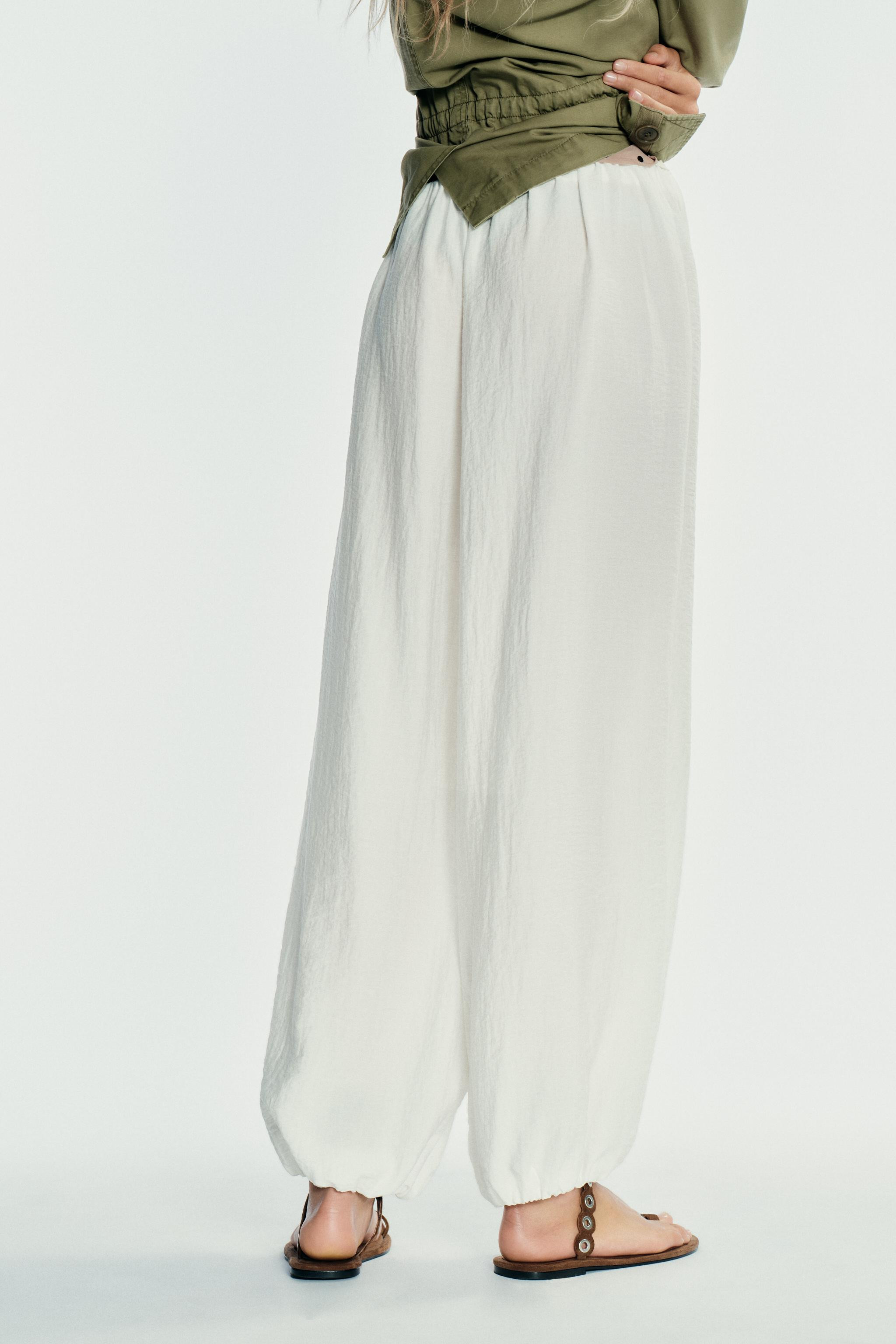 FLOWING BALLOON TROUSERS | Zara US