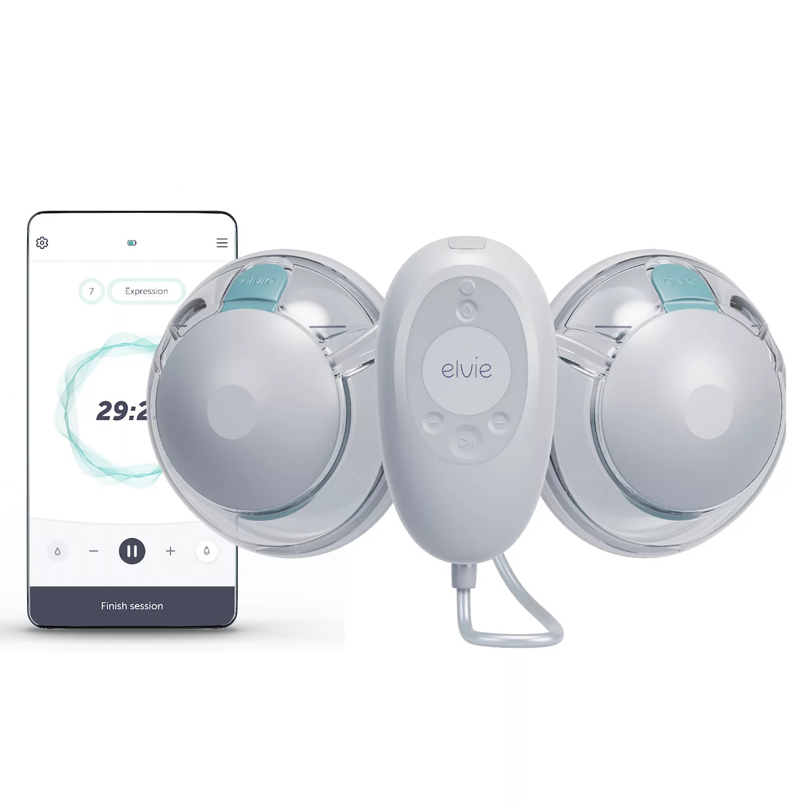 Elvie Stride 2 Hospital-Grade Breast Pump with Suction Control, White | Kohl's