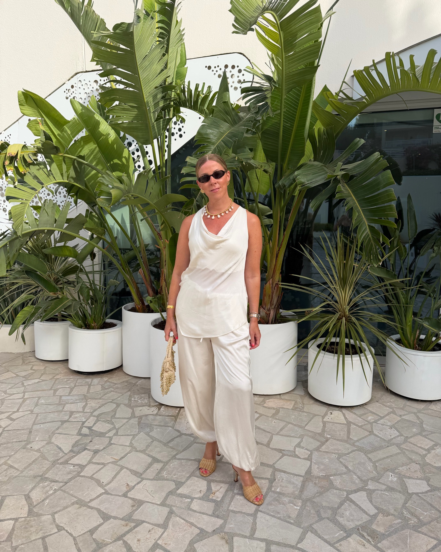 The best balloon trousers 👌🏻

Satin trousers, holiday outfit, satin co ord, cream holiday outfit. 

Get 15% off Soru Jewellery with my code: SALLY15OFF

#LTKuk #LTKsummer #LTKstyletip