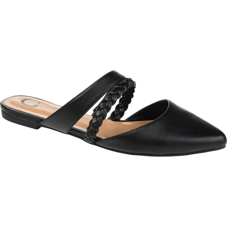 Women's Journee Collection Olivea Mule Black Faux Leather 10 M | Walmart (US)