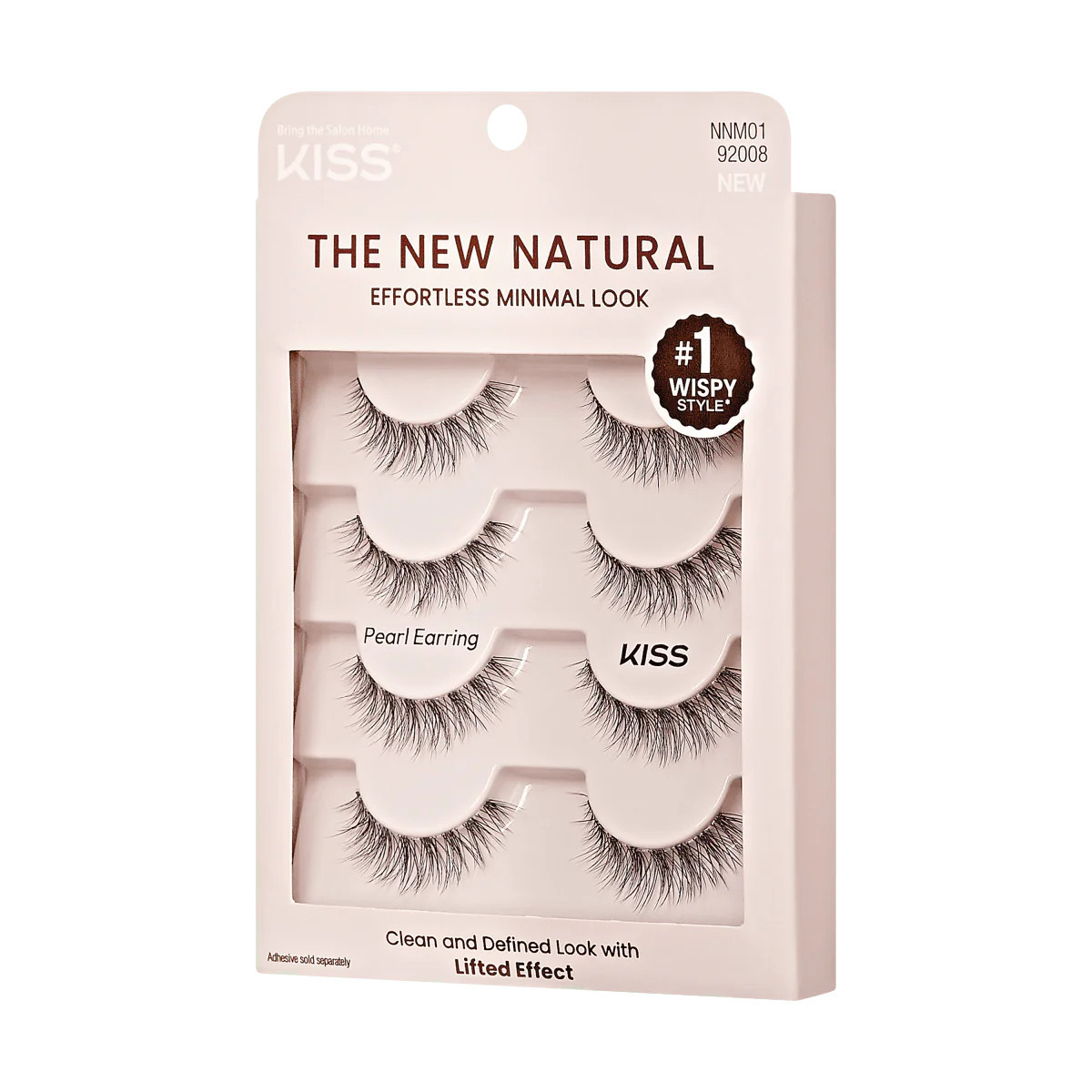 Pearl Earing | The New Natural Eyelash Collection by KISS | Lash Multipack | KISS, imPRESS, JOAH