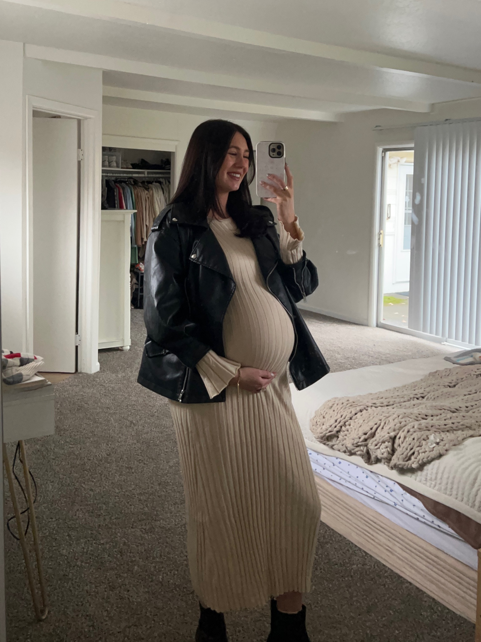 Christmas Eve dress - comfy, stretchy, and perfect for girlies with or without a bump! 

#LTKbump #LTKfindsunder50 #LTKstyletip