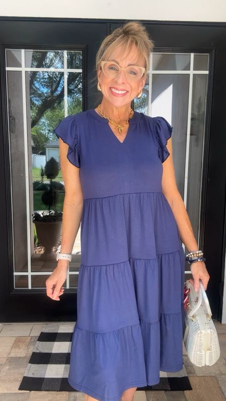 Perfect little dress for spring and summer. Vintage wicker bag. 
Wearing size small in the dress, comes in lots of colors.
Summer outfits
Dresses

#LTKOver40 #LTKVideo #LTKFindsUnder50