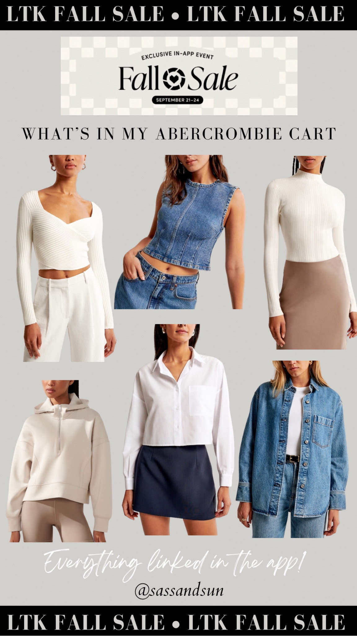 LTKSale! Abercrombie is 20% off! Here are what’s in my cart! 

#LTKSale #LTKfindsunder100 #LTKSeasonal