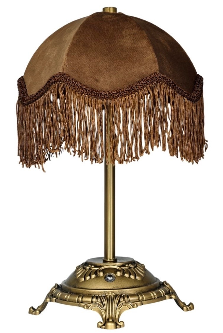 •	Rechargeable Lamp
	•	Material: Metal, Fabric, Plastic, LED Component
	•	Finish: Brushed Brass, Brown
	•	Dimensions: 6.9x7.3x12"
	•	Dimmable
	•	Three Temperature Colors (warm White, Mixed White, Cool White)
	•	Touch Sensor
	•	Cordless Lamp
	•	Charging Cable Included
	•	Lighting Solution
	•	Balloon Style Shade
	•	Fringe Detail
	•	Victorian Style
	•	Ornate Gold Style
	•	Neutral Decor
	•	Traditional Aesthetic
	•	Vintage Aesthetic
	•	Transitional Decor
	•	Classic Aesthetic
	•	Tablescape Decor

#LTKSeasonal #LTKHome