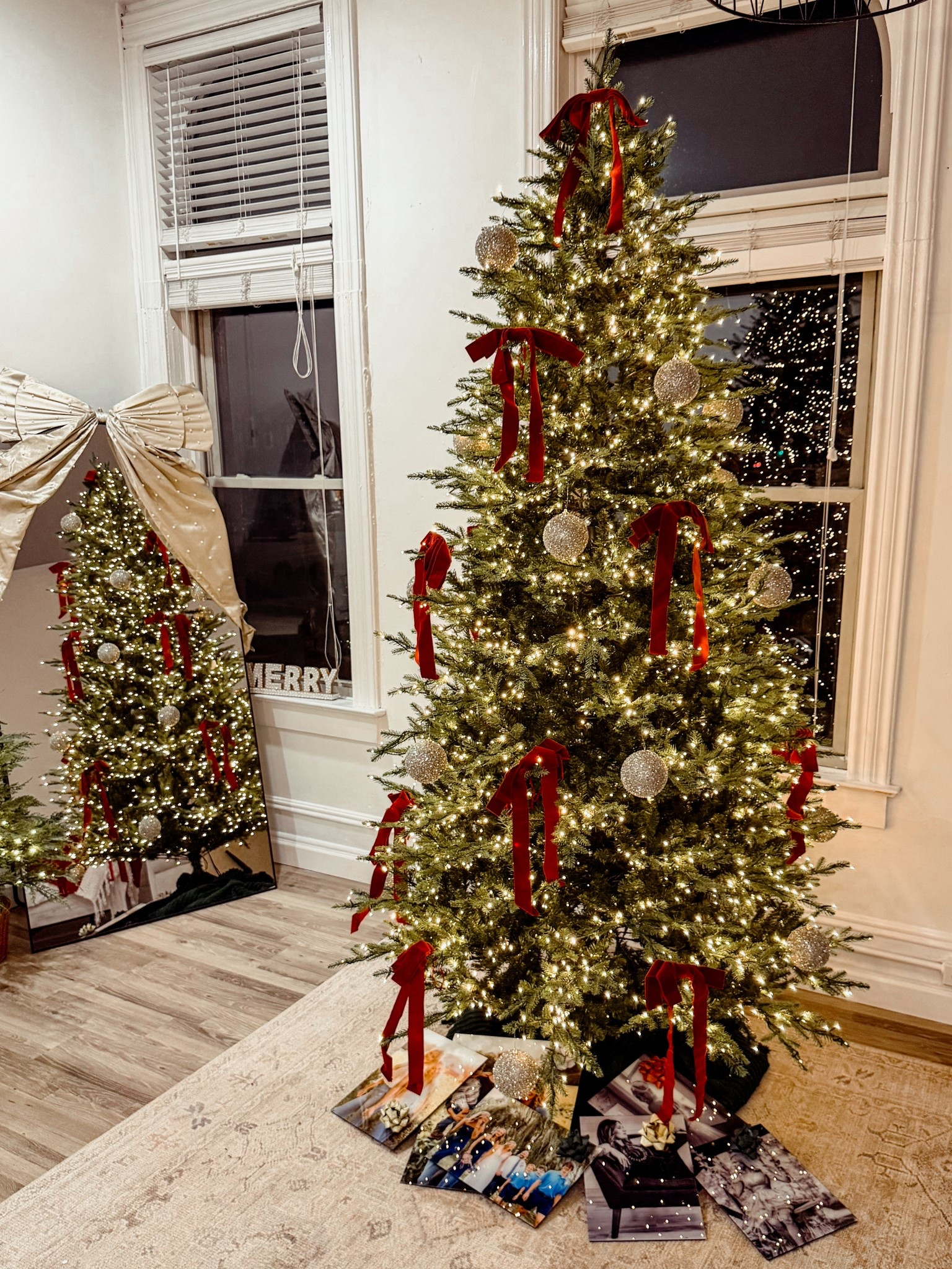 Christmas in The Studio by Jaclyn Baxter Photography! I love the classic but glam feel of this space😍 
I can’t say enough about this tree- easiest set up ever!

#LTKSeasonal #LTKHome #LTKHoliday