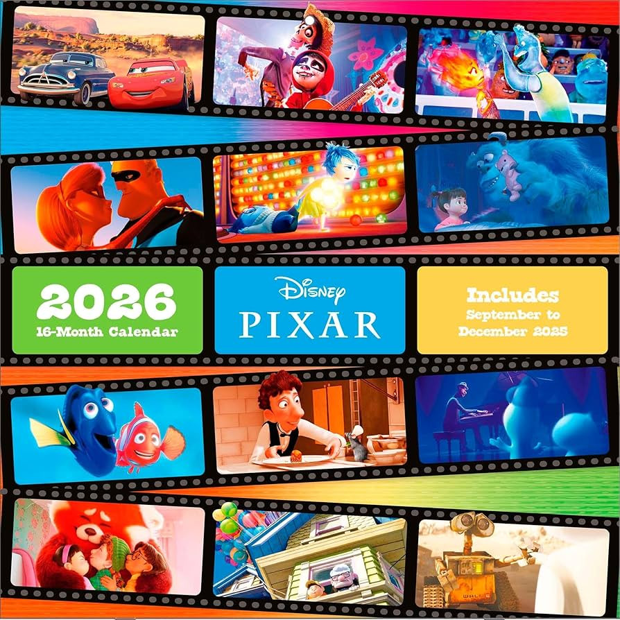 Disney Pixar 2026 Square Calendar | Amazon (UK)