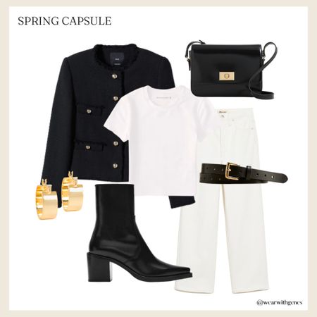 SPRING CAPSULE - outfit ideas! 
