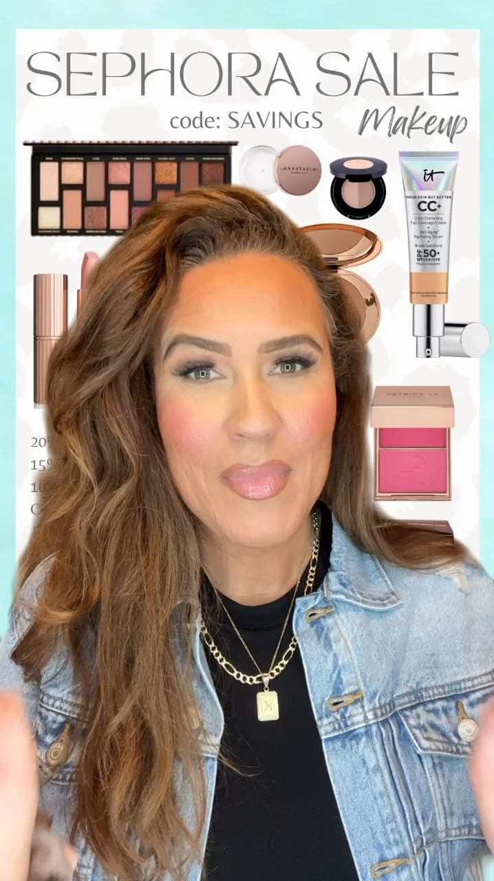 Sephora Sale Favorites review part 2! 💄

Sephora Savings Event is happening now! Rouge members can shop 11/1. All tiers can shop on 11/5 - 11/11. Save 10-20% off depending on your tier with code SAVINGS, All Sephora Collection is 30% off for all tiers! Sephora Sale, Sephora must haves, Sephora favorites, Sephora bestsellers, Sephora beauty, makeup must haves, beauty gift idea, gifts for her, Fall 2024, #LaidbackLuxeLife

Shades:
✨NARS foundation ‘Barcelona’
✨It Cosmetics foundation ‘Neutral Tan’
✨Huda Beauty setting powder ‘Cherry Blossom’
✨Huda Beauty concealer ‘Coconut Flakes’
✨Benefit highlighter ‘Cookie’
✨Hourglass palette ‘Volume III’
✨Charlotte Tilbury bronzer ‘Tan 3’
✨Fenty Beauty lipgloss ‘$weetmouth’
✨Charlotte Tilbury lipstick ‘KIM KW’
✨Lawless lipgloss ‘Daisy Pink’
✨Patrick Ta blush duo ‘She’s A Doll’
✨Anastasia lip liner ‘Deep Taupe’
✨Anastasia brow duo powder ‘Medium Brown’
✨Anastasia brow wiz ‘Soft Brown’
✨Too Faced lip plumping liner ‘In Big Truffle'
✨Buxom lip plumping gloss ‘White Russian’
✨Givenchy setting powder ‘Satin Blanc'

Hey Beautiful! Feel free to comment on this post if you have any questions! 🫶🏽

Follow me for more fashion finds, beauty faves, lifestyle, home decor, sales and more! So glad you’re here!! XO, Karma

#LTKGiftGuide #LTKBeauty #LTKVideo
