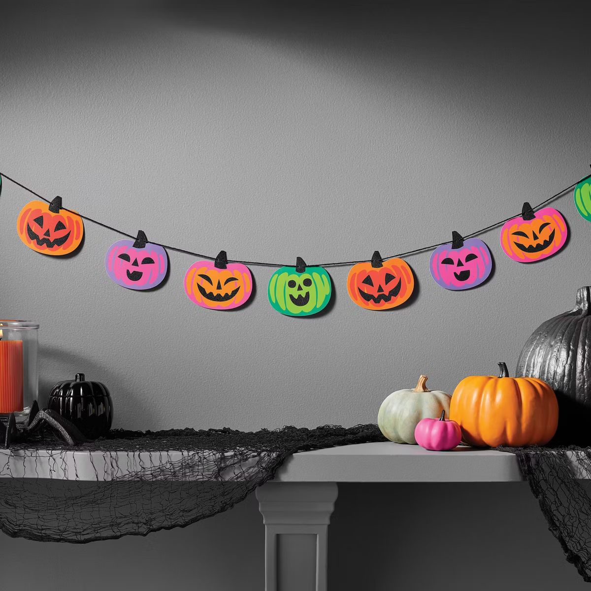 6' Paper Pumpkins Halloween Party Banner- Hyde & EEK! Boutique™ | Target