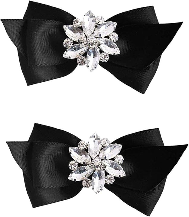 Polkar Shoe Clip Shoes Jewelry Decoration Crystal Shoe Buckle for Wedding party | Amazon (US)