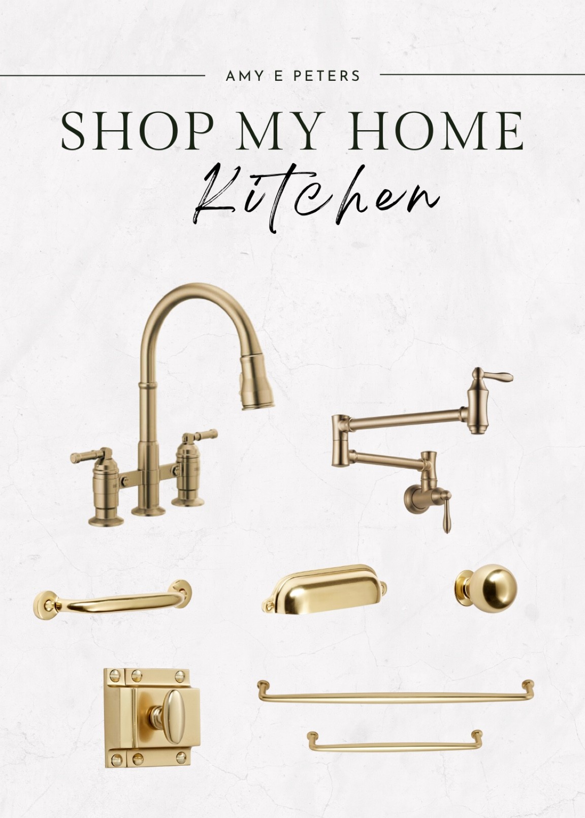 Kitchen sources 
Delta faucet Champagne bronze 
Broderick 
Cassidy 
Latch knob appliance pull 

#LTKunder100 #LTKhome #LTKsalealert