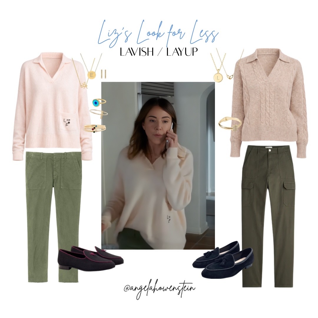 Soft knit, olive cargos, classic loafers. Liz’s effortless style, recreated for less. ✨

#LTKOver40 #LTKootd