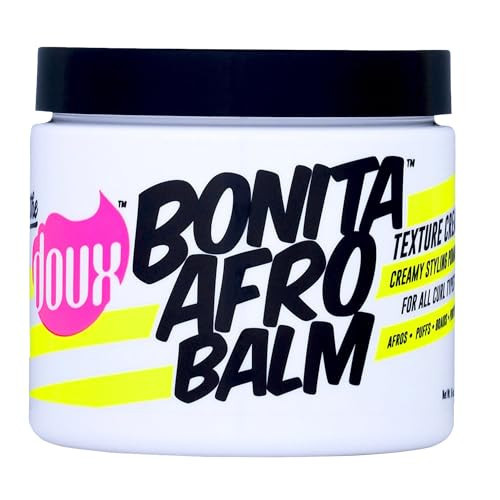 The Doux Curl Defining Cream & Pomade for Curly Hair – BONITA AFRO BALM Hair Moisturizer for Twist-Outs, Braid Styles & Flyaway Control – Curl Cream for Curly Hair & Coils | Amazon (US)