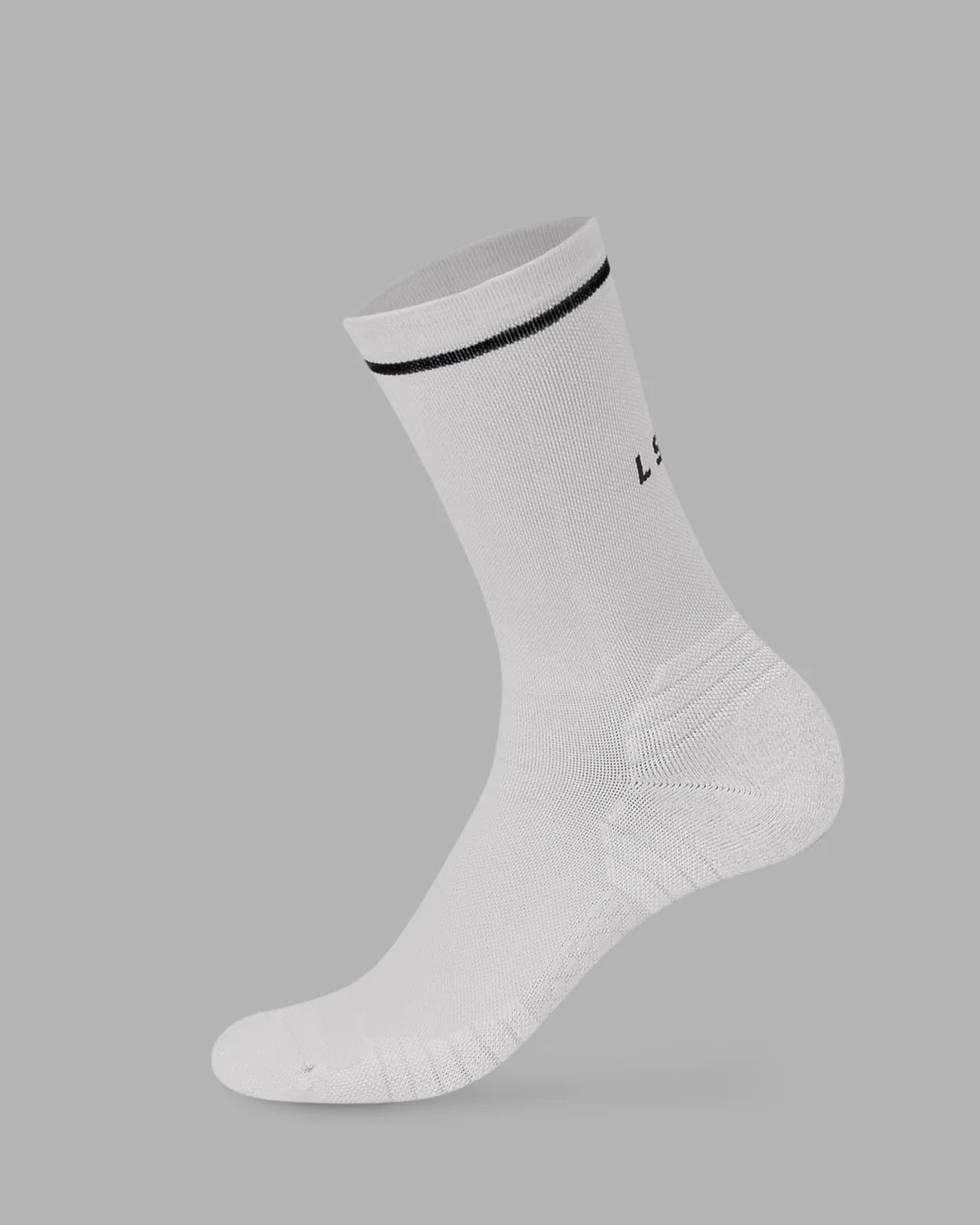 Fast Performance Crew Socks - White | LSKD | LSKD