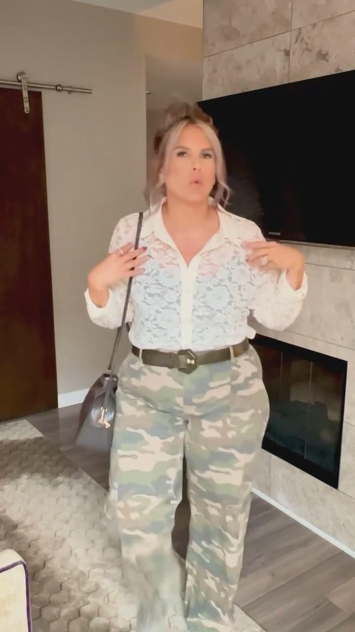 Lace Blouse, large, TTS 
Mesh ballet flats, TTS 
Camo pants, XL, TTS 

#walmart #walmartfashion #walmartstyle  walmart fashion, walmart style, walmart outfit, walmart look, walmart fashion, found it at walmart, walmart fashion finds, walmart summer, walmart winter, walmart fall, walmart spring, walmart new arrivals, walmart outfit, walmart outfit inspo, walmart outfit inspiration, walmart curves, walmart curvy, curvy walmart, midsize walmart, walmart midsize, walmart ootd, walmart shopping, new at walmart  #cargo #pants #outfit #ideas #ootd #utility #pockets cargo pants, utility pants, cargo pants style, side pocket, how to style cargo pants, how to wear cargo pants, cargo pants fashion, styling cargo pants, outfit with cargo pants, cargo pants outfit, ootd cargo pants, cargo pants ootd, curvy cargo pants, cargo pants curvy, midsize cargo pants, cargo pants midsize #ballet #flats #balletflats #workwear ballet flats, cute ballet flats, cute flats, affordable ballet flats, ballet flats under $30, ballet flats under $50, outfit with ballet flats, how to style ballet flats, ballet flats outfit, ballet flats style, ballet flats inspo, ballet flats ootd, ballet flats look, casual ballet flats, comfortable shoes, footwear, comfortable footwear 

#LTKFindsUnder50 #LTKMidsize #LTKWorkwear