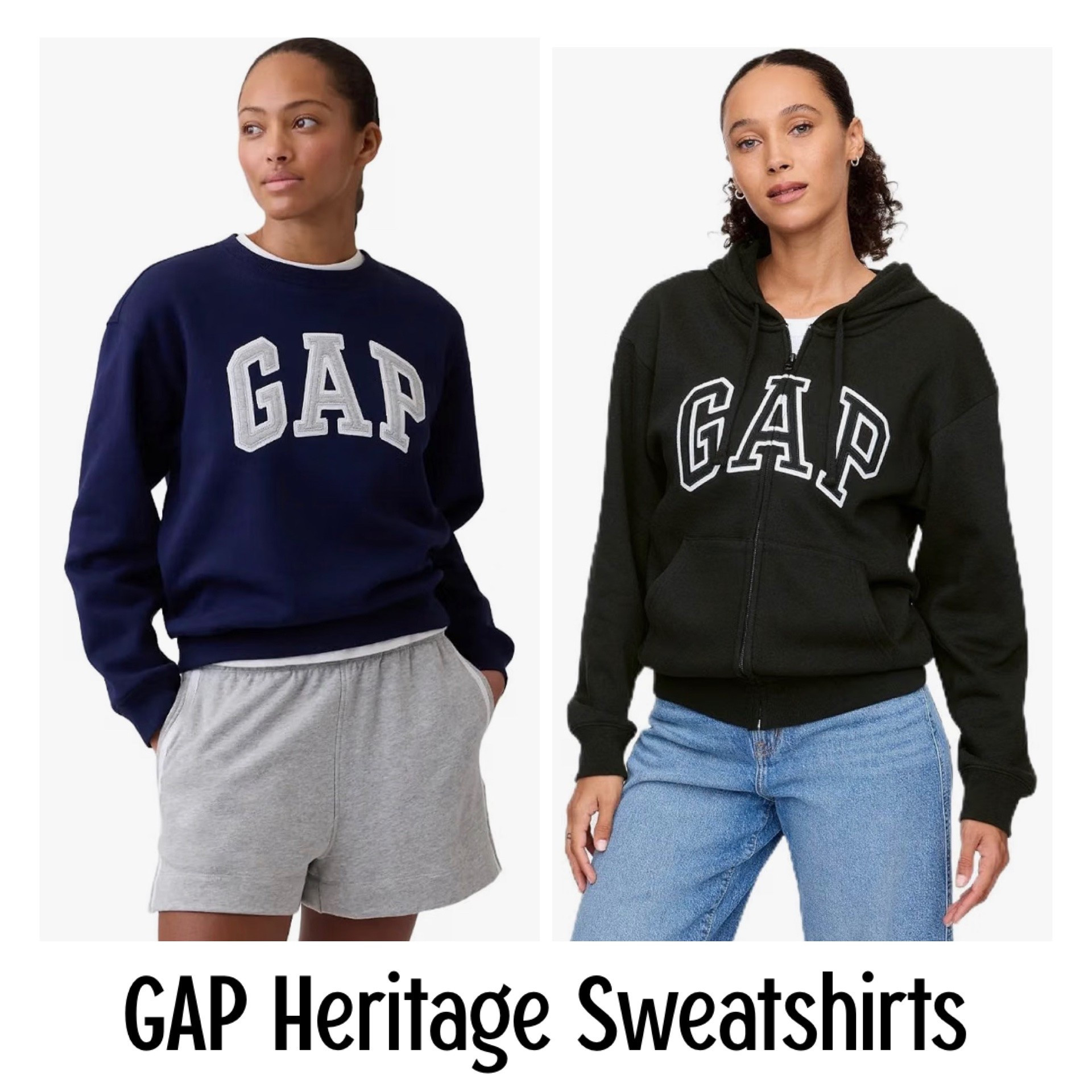 The fact that GAP Heritage Sweatshirts are such a major trend again just makes me smile and brings me back to my high school days! This renewed best selling sweatshirt in both the crewneck and hooded version is on flash sale at Amazon today in multiple colors.

#LTKSaleAlert #LTKootd #LTKActive