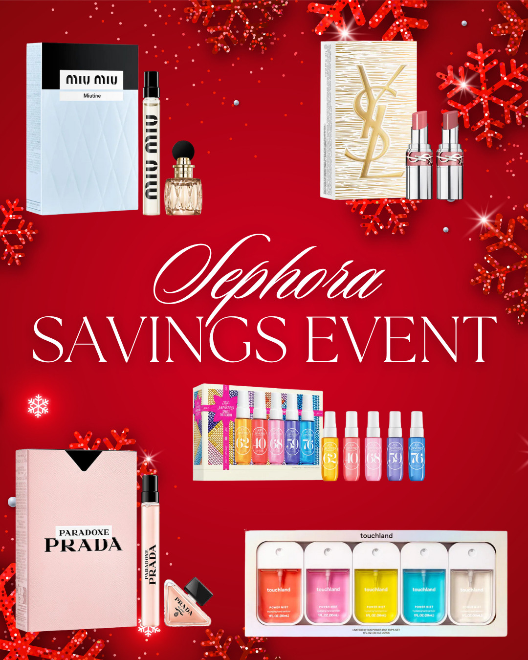 The Sephora Savings Event is on, and it is the best time of year to, not only buy Christmas presents for friends and family, but to stock up on all of your own personal favorites.  I love holiday gift sets.  From the packaging to the trial sized options available, it's a great way to try new things.  The Sephora Collection is on sale for 30% off, and if you are a Beauty Insider you can get between 10-15% off with code EVERYTHING.  Terms and conditions apply.  See Sephora website for details. 

 #LTKGiftGuide #LTKHoliday #LTKBeauty