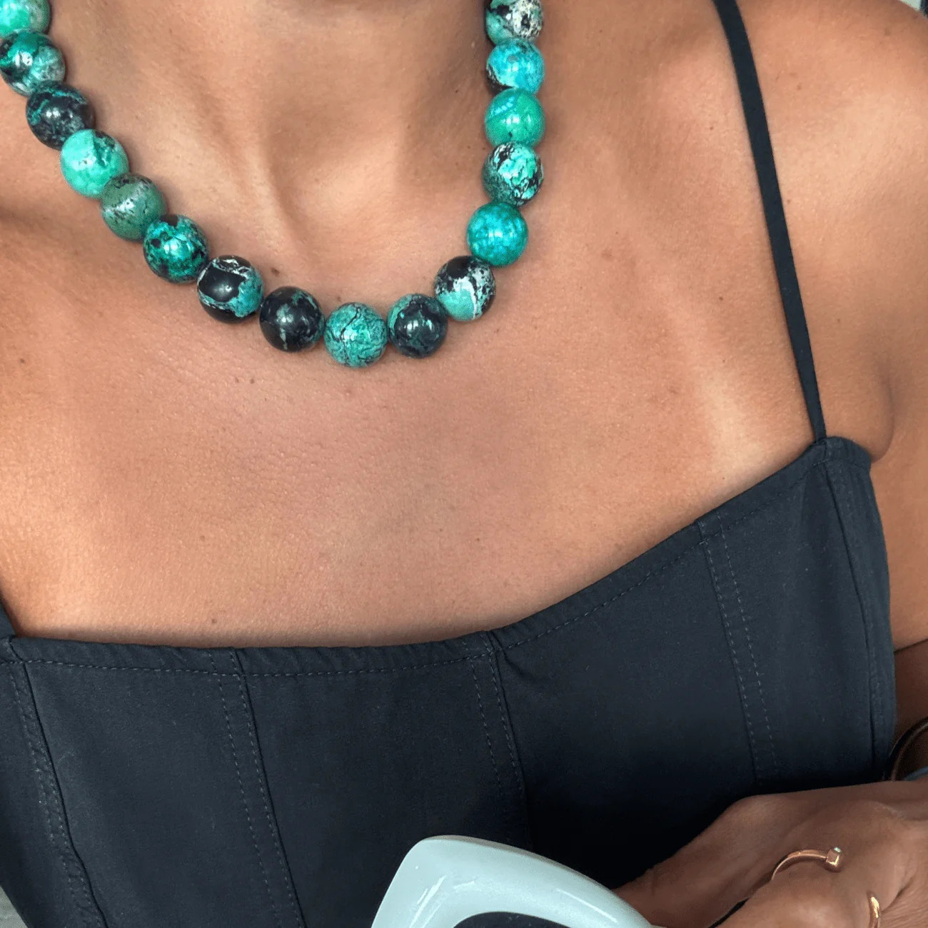 Ennis Sea Green Necklace | BRACHA