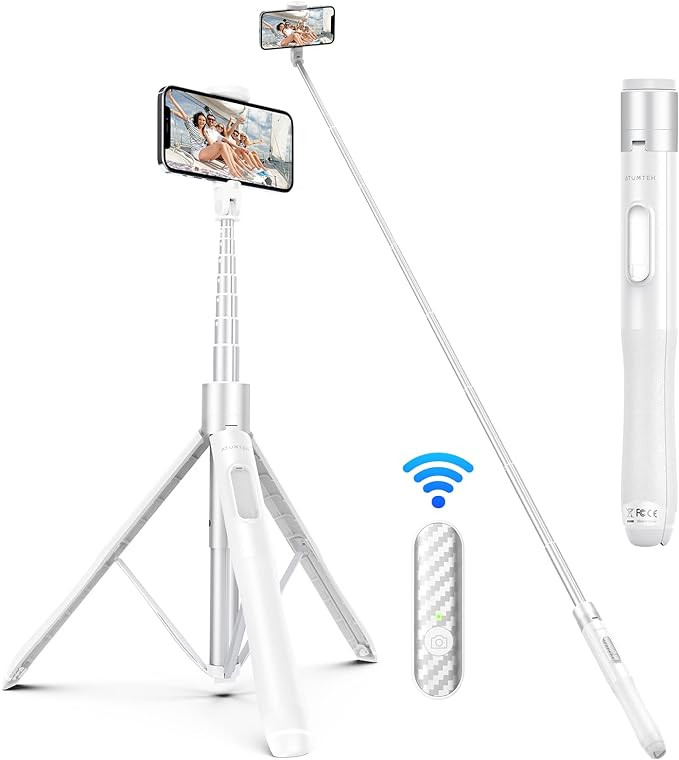 ATUMTEK 65" Selfie Stick Tripod, All in One Extendable Phone Tripod Stand with Bluetooth Remote 3... | Amazon (US)